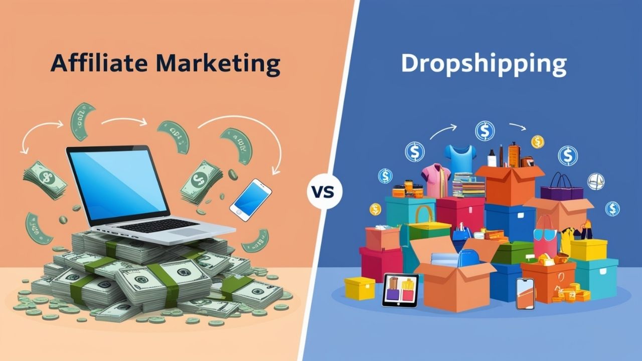 Affiliate Marketing बनाम Dropshipping: कौन सा बिजनेस है आपके लिए बेस्ट?