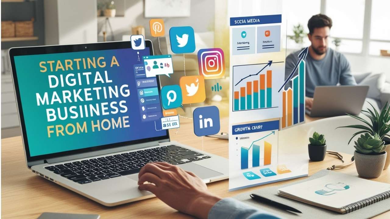 Digital Marketing Business: अपने घर से शुरुआत करके कैसे पैसे कमाएं?