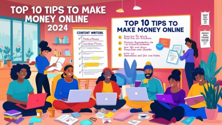 Top 10 Tips to Make Money Online with Content Writing in 2024