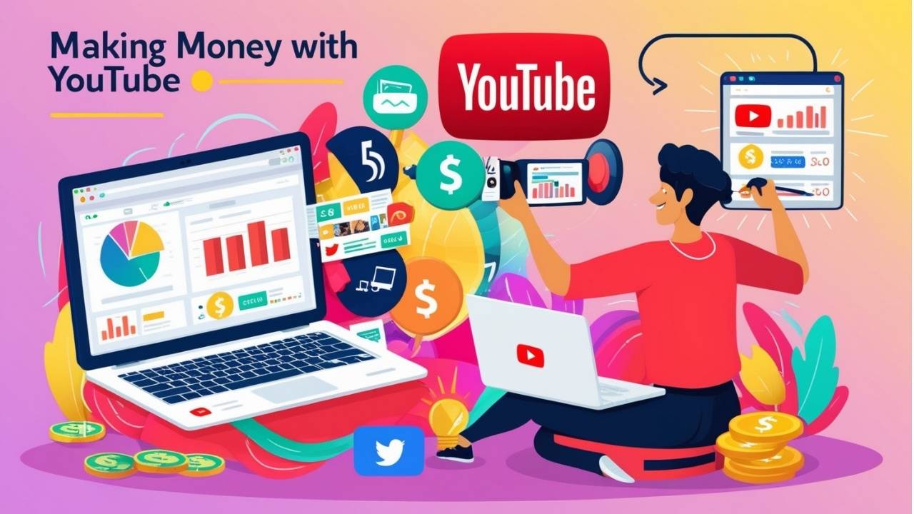 YouTube से पैसे कमाना: शुरुआत करने वालों के लिए कमाई के टिप्स | Making Money with YouTube: Tips for Beginners to Start Earning