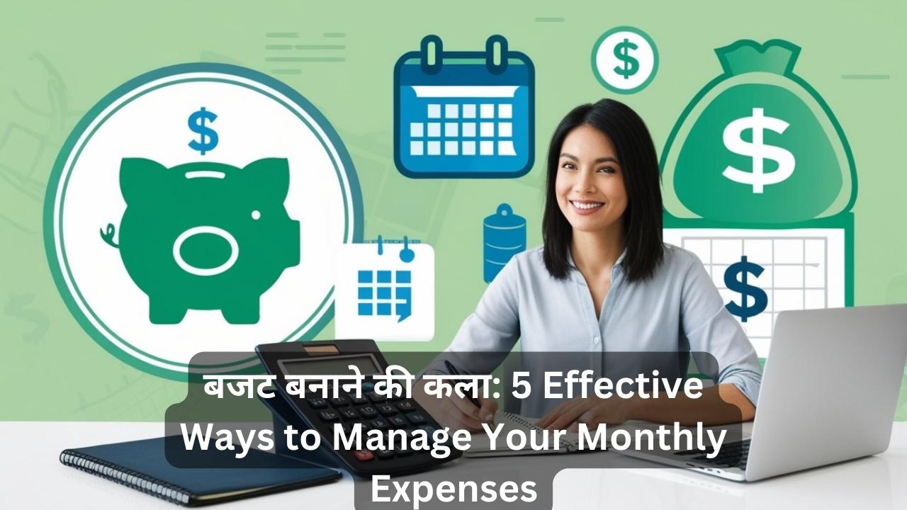 बजट बनाने की कला: 5 Effective Ways to Manage Your Monthly Expenses